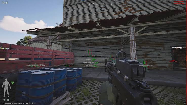 Arena Breakout Cheats features — ESP, soft aim, and radar screenshots